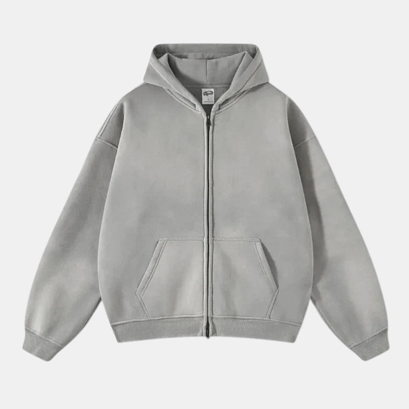 Women's Oversized Zip Hoodie