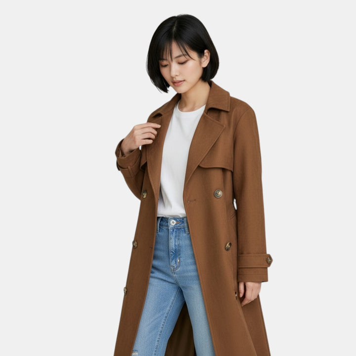 Oversized Long Trenchcoat for Women