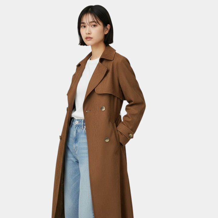 Oversized Long Trenchcoat for Women