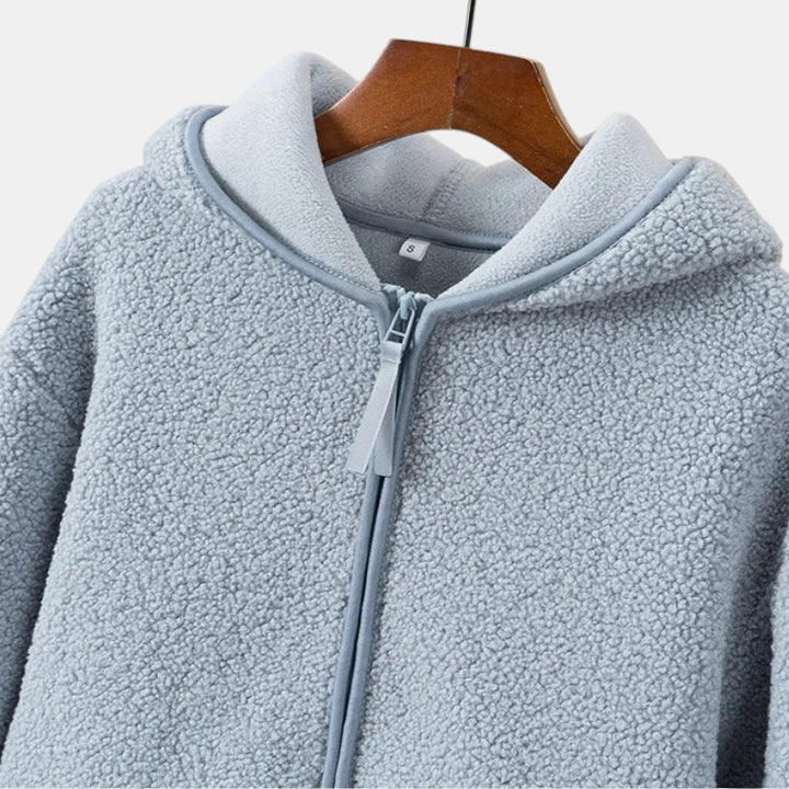 Women's Hooded Sherpa Fleece Gilet