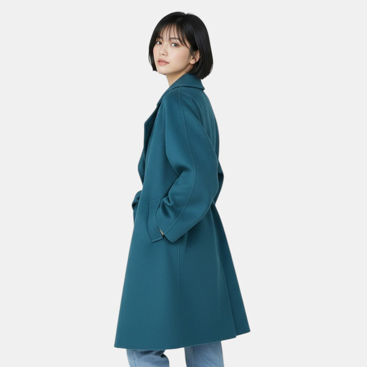 Ladies' Long Trench Coat Winter Jacket