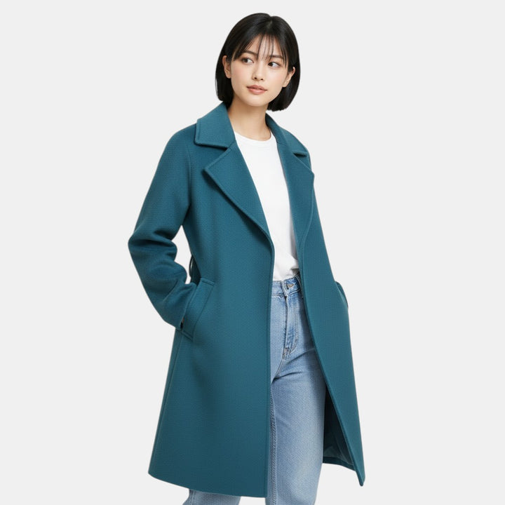 Ladies' Long Trench Coat Winter Jacket