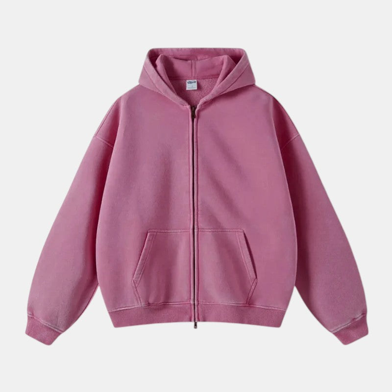Women's Oversized Zip Hoodie