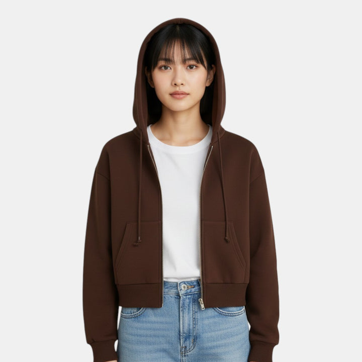 Ladies' Zip Vest with Hood