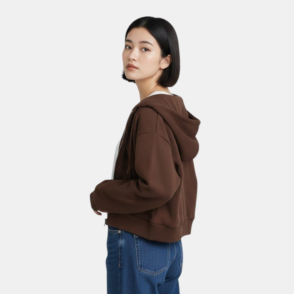 Ladies' Zip Vest with Hood