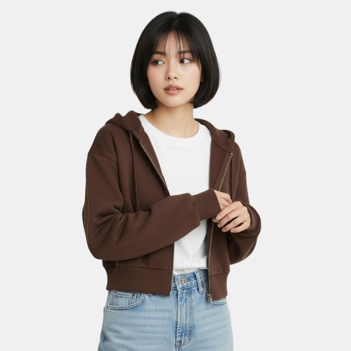 Ladies' Zip Vest with Hood