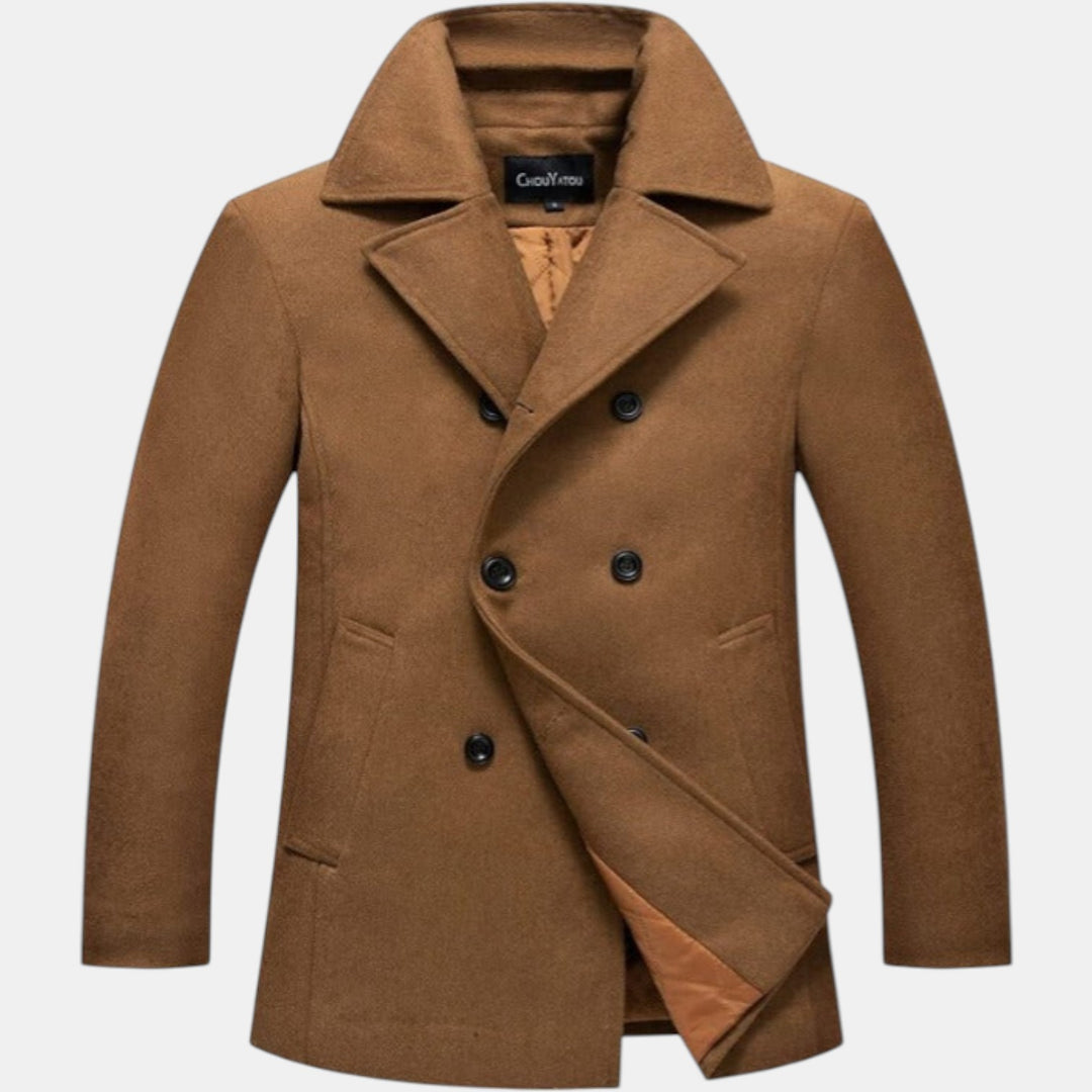 Stylish Double-Breasted Coat