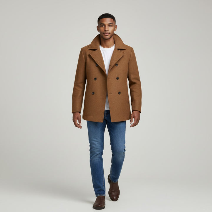 Stylish Double-Breasted Coat