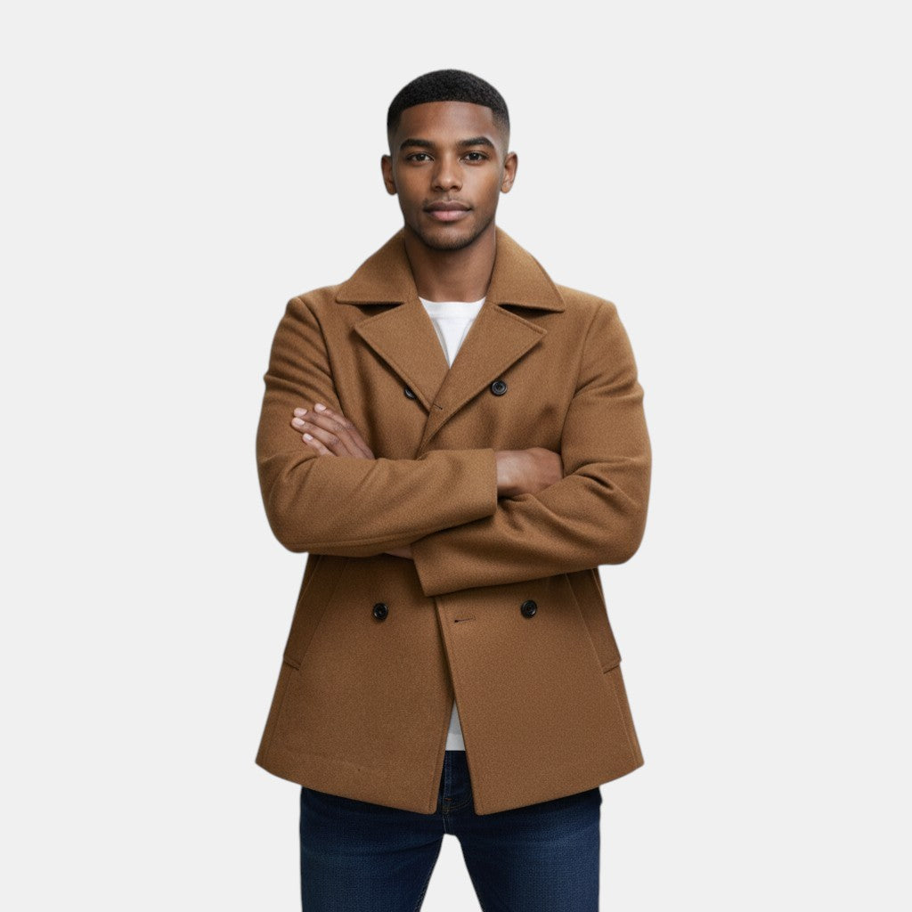 Stylish Double-Breasted Coat