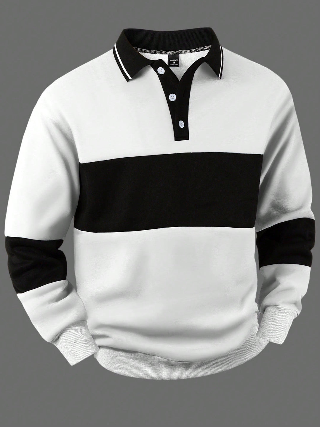 Casual Striped Men’s Long Sleeve Shirt